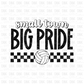 Small Town Big Pride Volleyball DTF Transfer