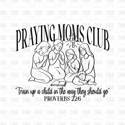 Praying moms club DTF Transfer FT55