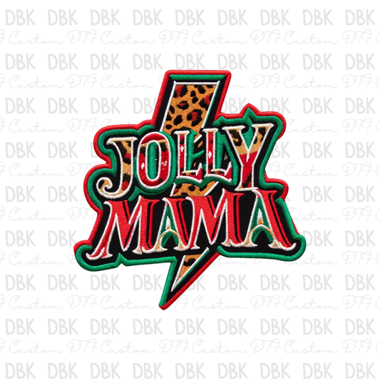 Jolly Mama DTF transfer B106