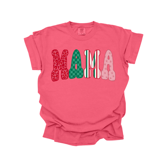 Christmasy Mama DTF Transfer