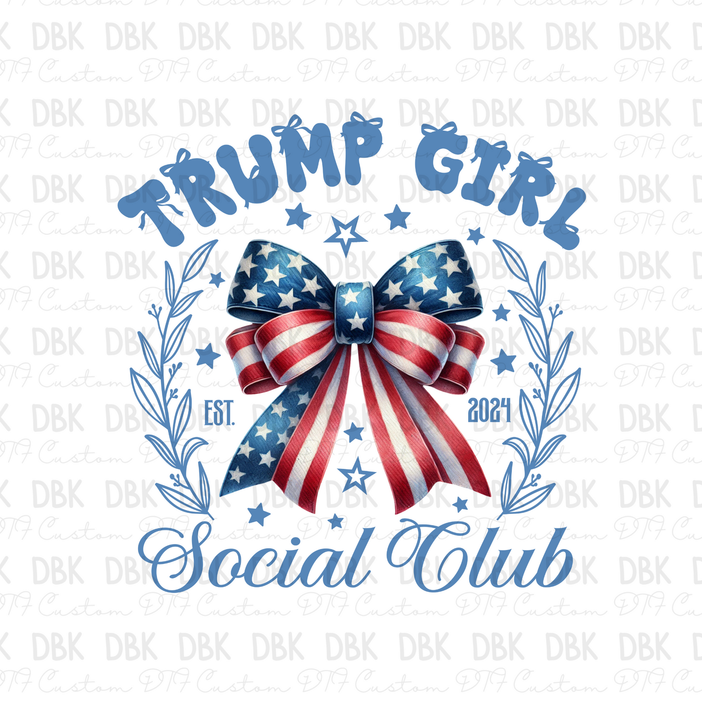 T girl social club DTF transfer U2