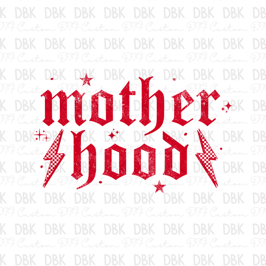 Mother hood DTF transfer RED