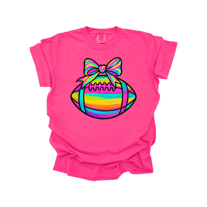 Rainbow Football DTF Transfer C293