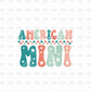 American Mini DTF Transfer R160
