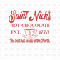 Saint Nick's RED DTF Transfer E76