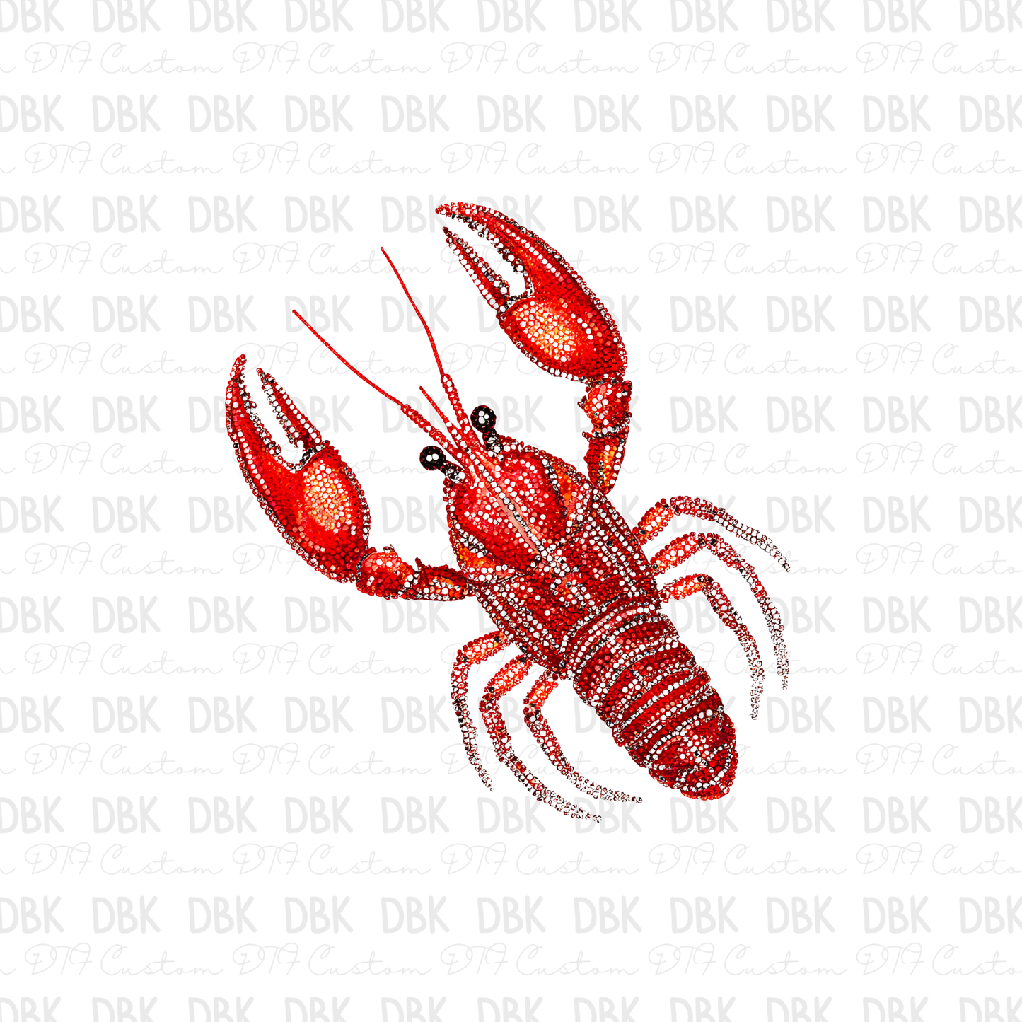Crawfish DTF Transfer