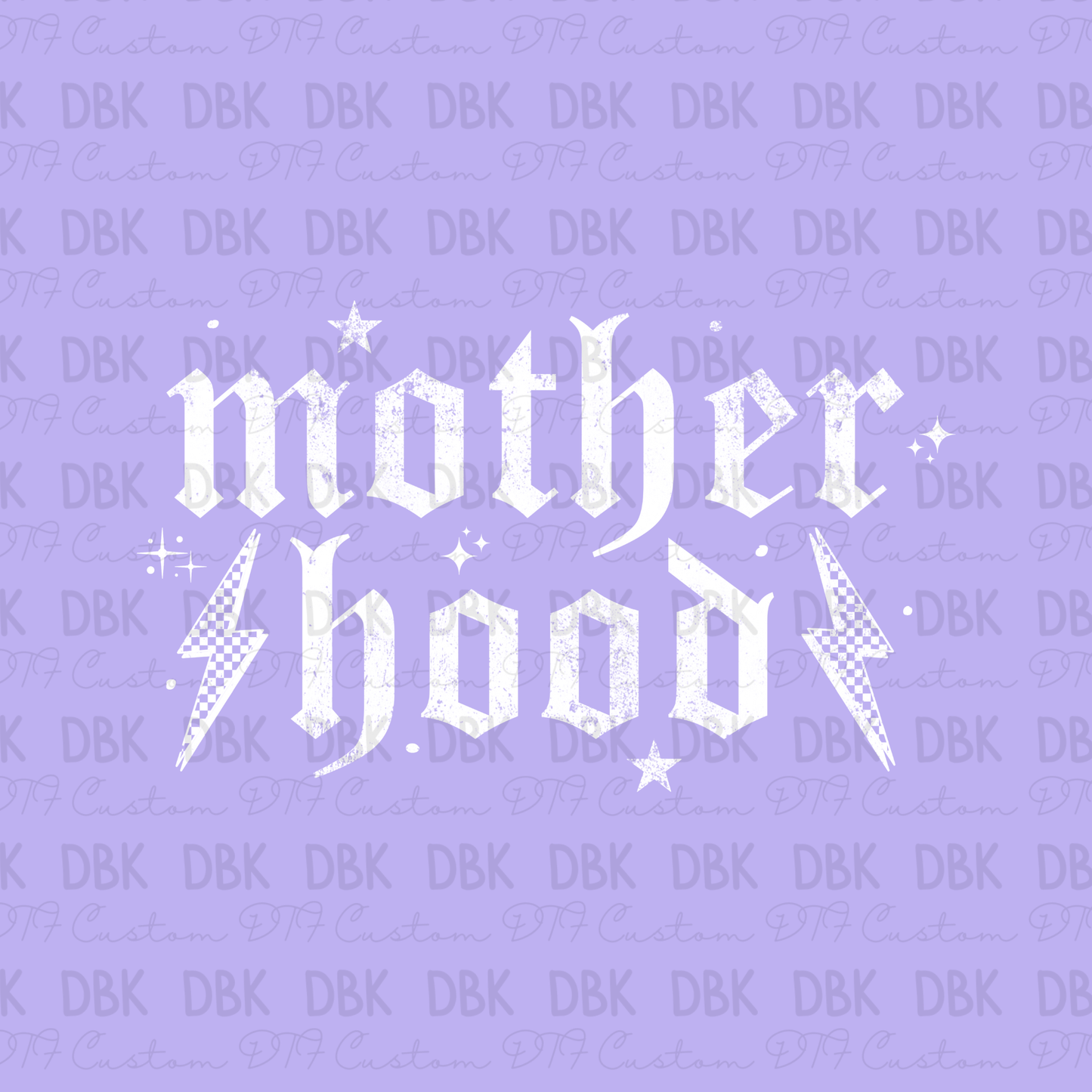 Mother Hood DTF transfer WHITE N232