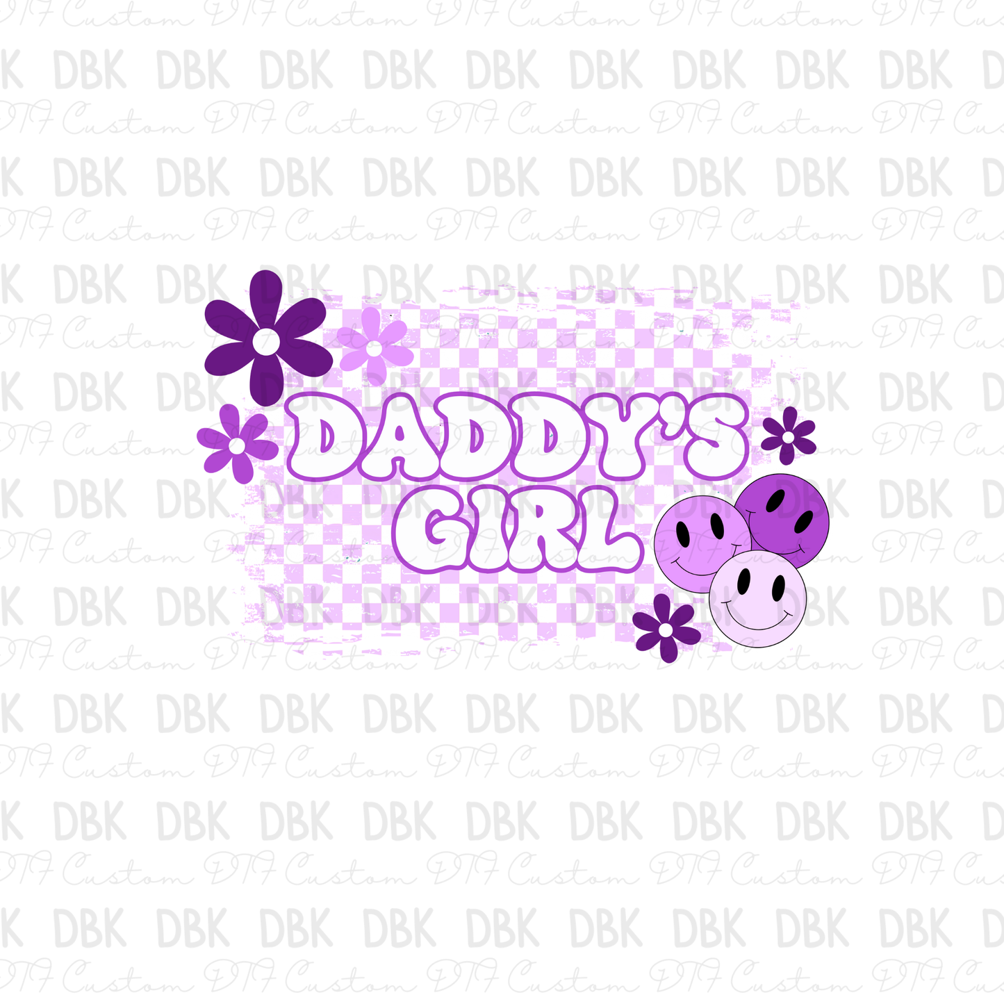 Daddy's Girl DTF transfer