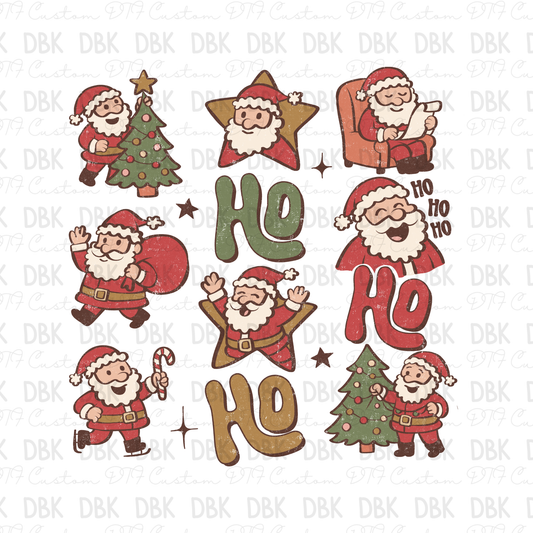Ho Ho Ho DTF Transfer