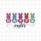 Happy Easter DTF transfer W11