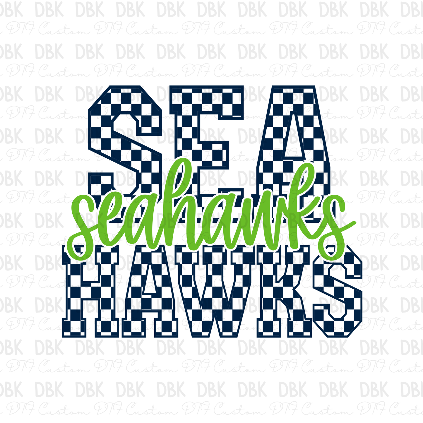 Seahawks DTF Transfer