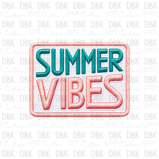 Summer Vibes DTF transfer B88