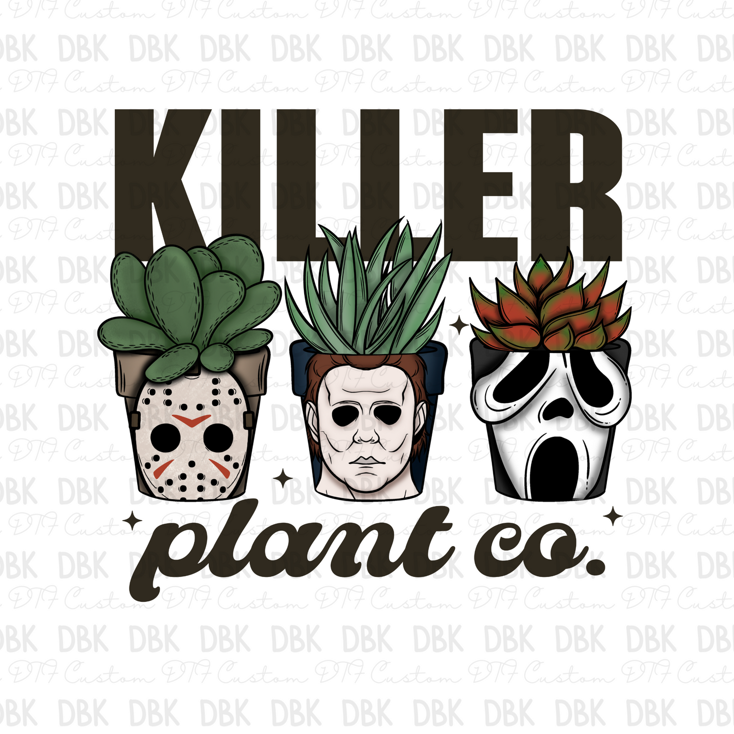 Killer plant co. DTF transfer H81