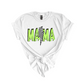 Mama lime green bolt DTF transfer