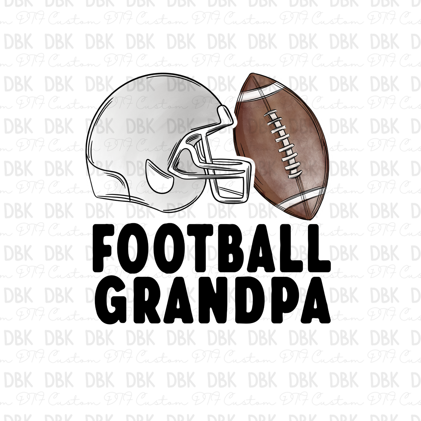 Football Grandpa DTF transfer C102