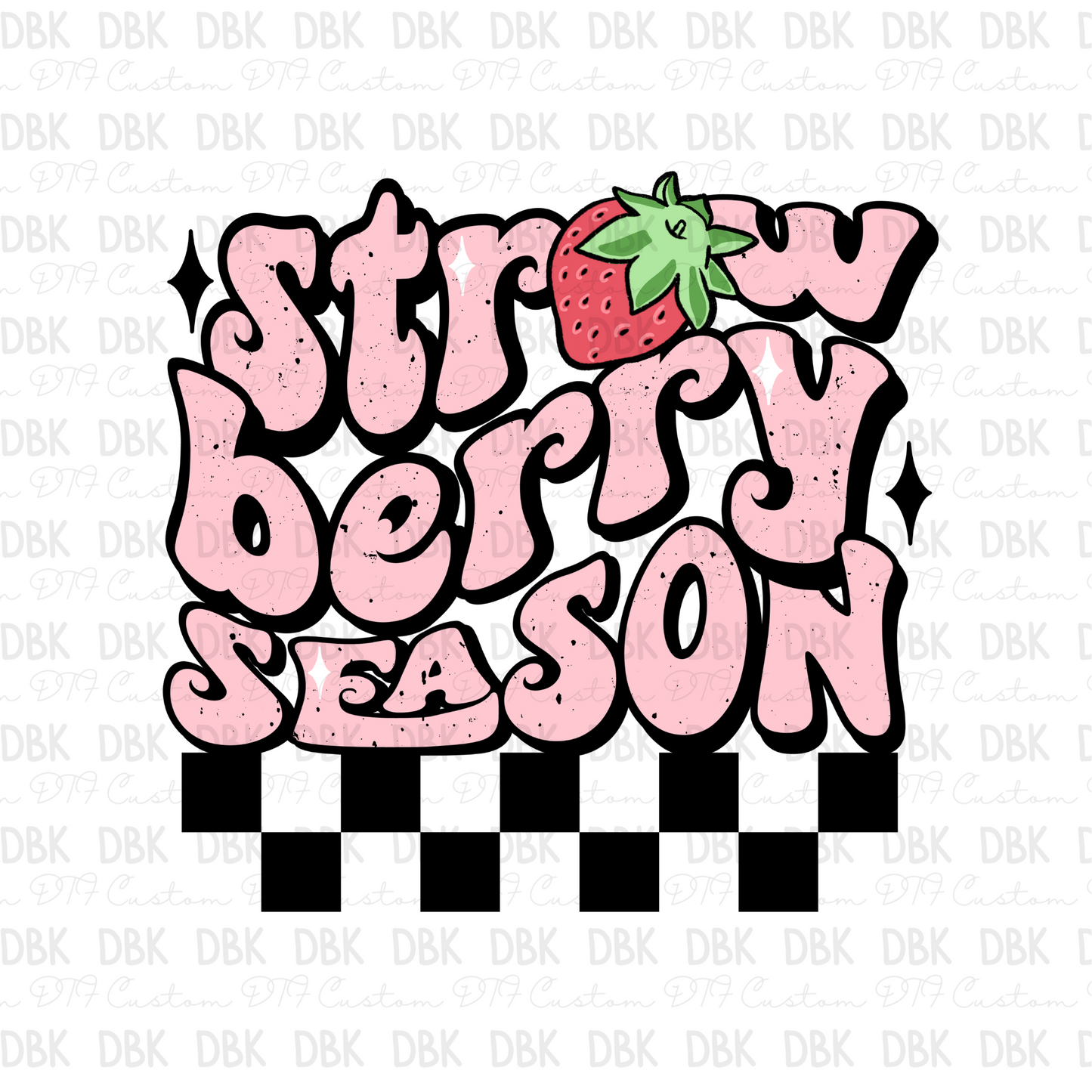 Strawberry season DTF Transfer S14