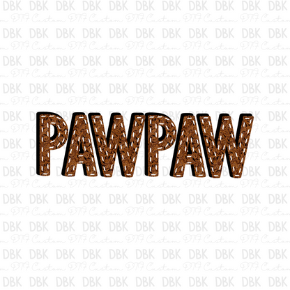Pawpaw DTF transfer Q32