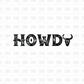 Howdy DTF Transfer