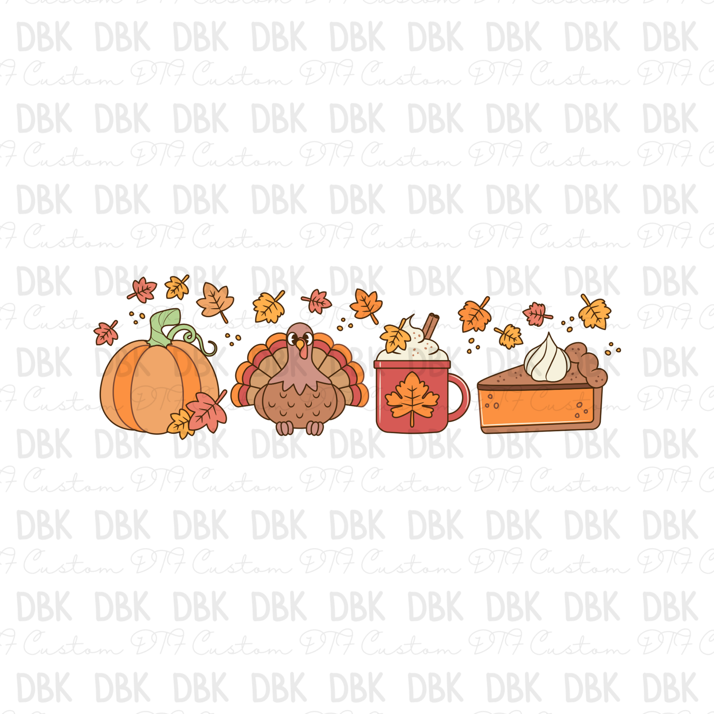 Thanksgiving stuff DTF Transfer T14