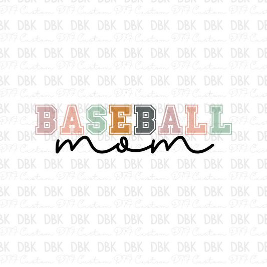 baseball mom DTF Transfer N41