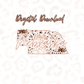 Nebraska Rose Gold Leopard Digital Download