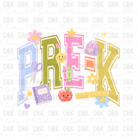 Pre-K DTF Transfer A303