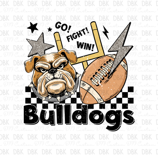 Bulldogs DTF Transfer M52