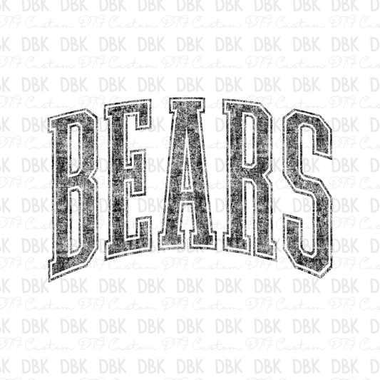 Bears DTF Transfer