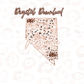 Nevada Rose Gold Leopard Digital Download