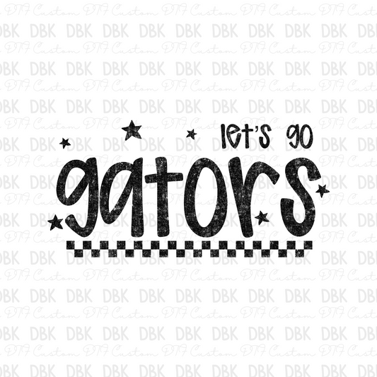 GATORS DTF Transfer BLACK M181