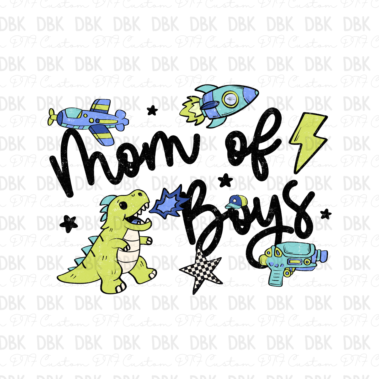 Mom of boys DTF Transfer