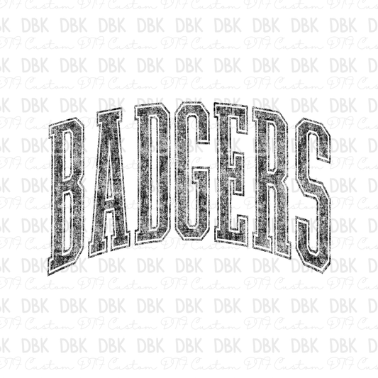 Badgers DTF Transfer