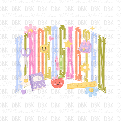 Kindergarten DTF Transfer A304