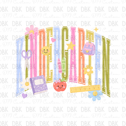 Kindergarten DTF Transfer A304