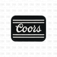 Coors DTF transfer B321