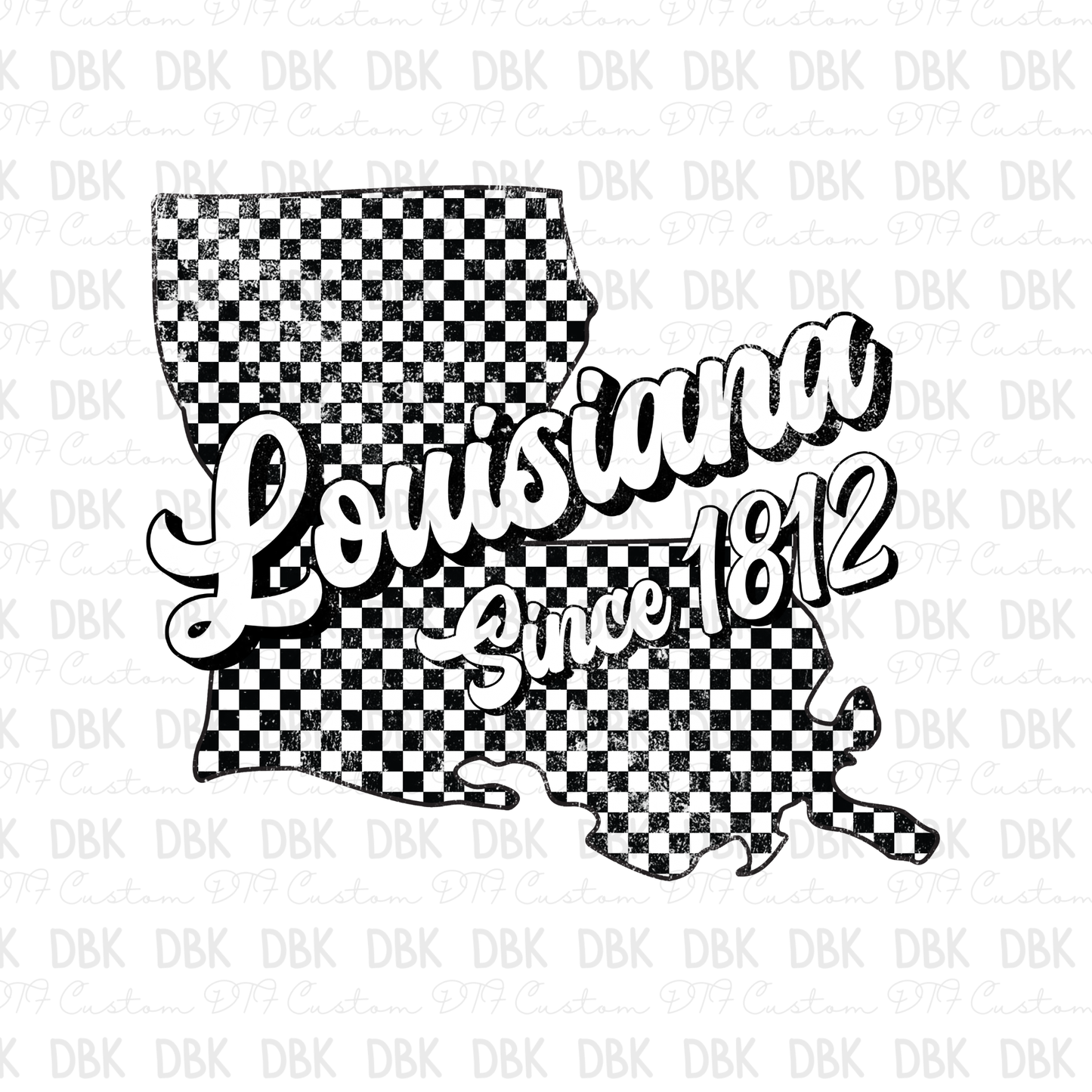 Louisiana DTF transfer M127
