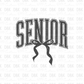 Senior with bow DTF Transfer