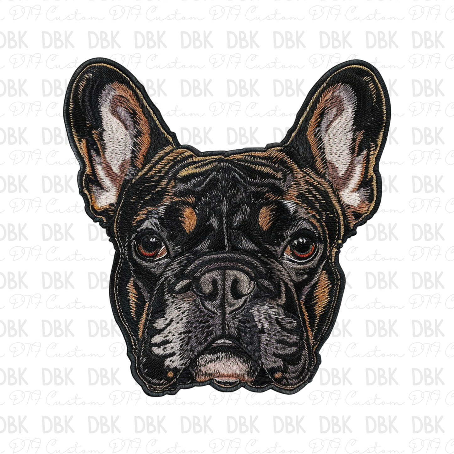 French Bulldog 2 DTF transfer