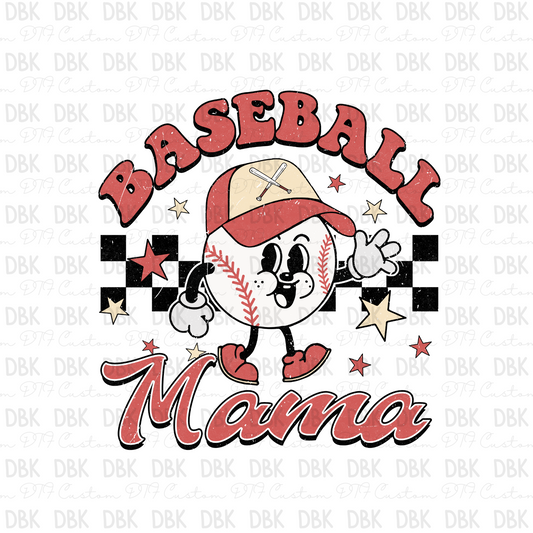 Baseball Mama DTF transfer C48