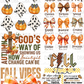 Fall colors pre-made gang sheet P132
