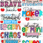 Teacher Pre-Made Gang Sheet P55