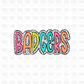 Dalmation Badgers  DTF Transfer A79