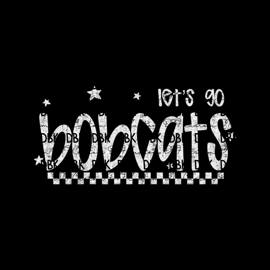 BOBCATS DTF Transfer WHITE M153