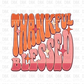 Thankful Blessed DTF TRANSFER T13