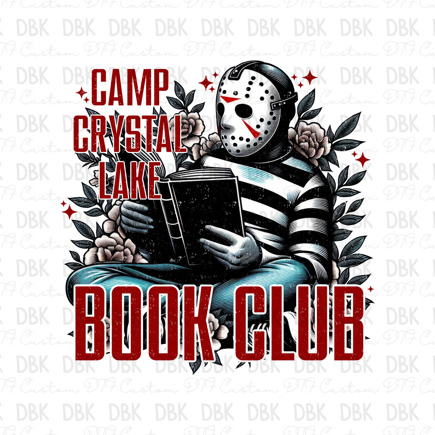 Camp Book Club DTF Transfer H252