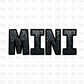 Mini BLACKEST BLACK DTF transfer