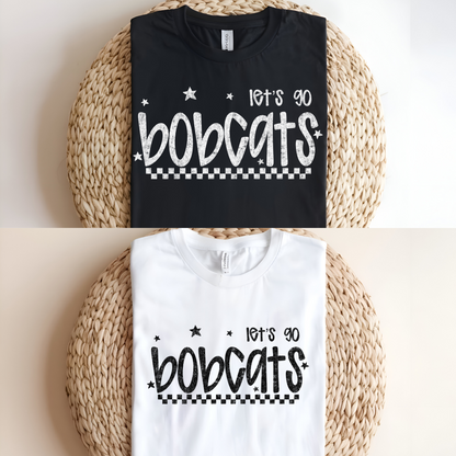 BOBCATS DTF Transfer WHITE M153