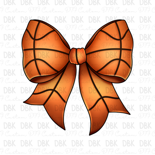 Basketball Bow DTF Transfer C129