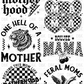BLACK Mama Pre-Made Gang Sheet P165