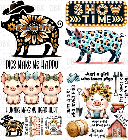 PIG Pre-Made Gang Sheet P43